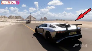 Forza Horizon 5 - Test Driving Stock LAMBORGHINI AVENTADOR SUPERVELOCE | [4K 60 FPS] [PC] Gameplay