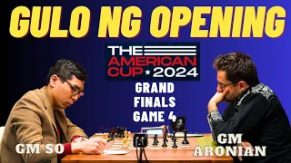 NAMALIK MATA! GRABE! So vs Aronian! American Cup 2024 Game 4