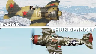 Bad Idea, Mate (I-16 Ishak VS P-47 Thunderbolt) [DCS Dogfight]