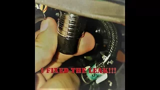 HOW TO: Fix quick disconnect fuel line leak iron 883 sportster