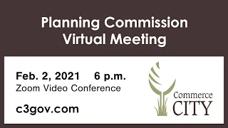 Planning Commission Meeting 2/02/2021