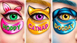 Преображение одного цвета челлендж! CatNap, DogDay и Hoppy! Poppy Playtime 3!