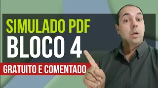 SIMULADO GRATUITO BLOCO 4 👉 SUPER REVISÃO PRE PROVA    CONCURSO CNU 2024