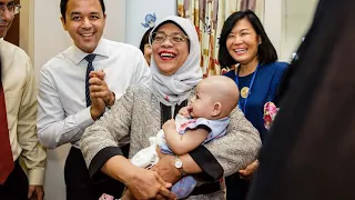 President Halimah Yacob visits HCSA Dayspring