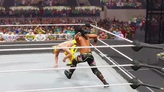 Wrestlemania 39 - Seth Rollins Curb Stomps + PINS Logan Paul - #wwe2k23