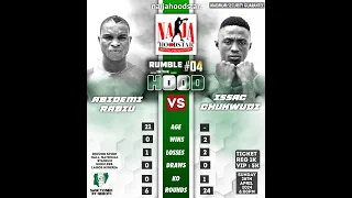 ISAAC CHUKWUDI {DSTAR} VS ABIDEMI RABIU {DANGER}