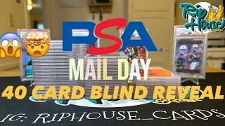 40 CARD PSA BLIND REVEAL‼️ I CANT BELIEVE SOME THESE GRADES 😱 (PART 2)