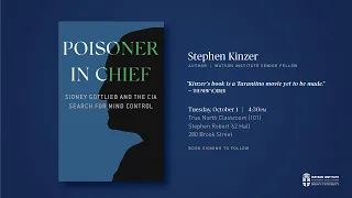 Stephen Kinzer ─ Poisoner in Chief: Sidney Gottlieb and the CIA Search for Mind Control