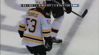 Bruins Score 3 Big Goals to Beat Ottawa 10/24/2009