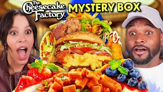 Guess the Cheesecake Factory Food In The Mystery Box!
