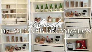 ULTIMATE DREAM PANTRY ORGANIZATION 2024 || CLEAN & ORGANIZE WITH ME!