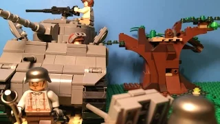 Lego WW2 - Tank Skirmish in France - Stopmotion Animation