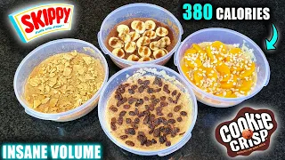 4 *HIGH VOLUME* Protein Oatmeal Recipes For Fat Loss & Muscle Gain | HIGH PROTEIN, LOW CALORIE OATS