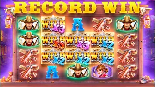 RECORD WIN ON WILD WEST GOLD!? (INSANE PROFIT)