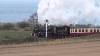 North Norfolk Railway, Standard 4 no.76084 Photo Charter. 7/11/13.