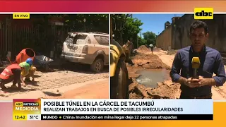 Realizan trabajos ante alerta de posible túnel en la cárcel de Tacumbú