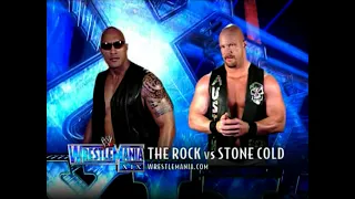 Stone Cold Steve Austin vs The Rock's Wrestlemania 19 Entrances (Only Audio+Winner)