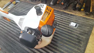 Stihl fs 38 - глохнет при нажатии на газ, не развивает обороты