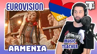 Armenia Eurovision 2024 Reactionalysis - Music Teacher Analyses Jako by Ladaniva
