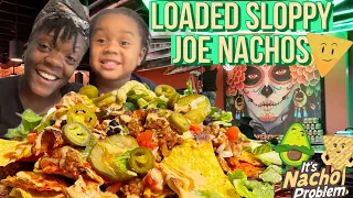 Eating LOADED Nachos Mukbang with Sloppy Joe! | Bubby Storytime 🧟‍♂️