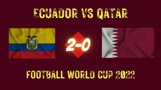 ECUADOR vs QATAR FIFA Worldcup 2022 Highlights HD #shorts #youtubeshorts #trending #viral