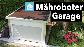 DIY Mähroboter Garage mit Rolltor (+Home Assistant)