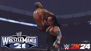 WWE 2K24 - The Undertaker Vs Randy Orton - Wrestlemania 21 | PS5