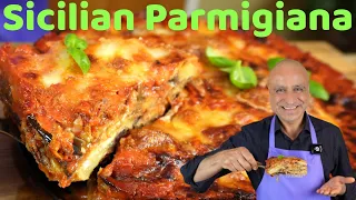 Eggplant/Aubergine Timballo | Fried & Baked Sicilian Parmigiana Recipe