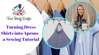 How to Sew an Apron Using a Mens Dress Shirt