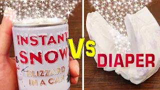 How to Make Fake Instant Snow from a Diaper!