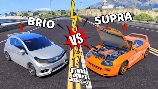 JADI GOCAR PAKE BRIO DAN SUPRA - GTA 5 MOD