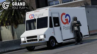 Becoming a Postal Delivery Driver in Grand RP!! | How Profitable is it??