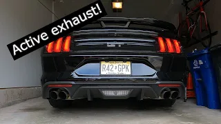 Mustang GT Active Exhaust Modes