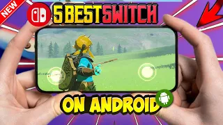 TOP 5 BEST NINTENDO SWITCH EMULATORS FOR ANDROID IN 2024 | PC GAMES ON PHONE