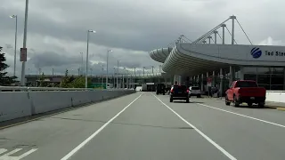 Ted Stevens/Anchorage International Airport Access Road inbound