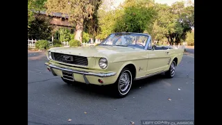 1966 Ford Mustang Convertible in Springtime Yellow