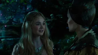 Maleficent Tell Aurora about her Wings (Maleficent)