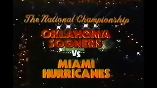 1988 Orange Bowl #1 Oklahoma vs #2 Miami No Huddle