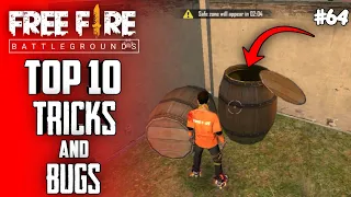 Top 10 New Tricks In Free Fire | New Bug/Glitches In Garena Free Fire #64