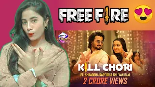 Kill Chori ft. ShraddhaKapoor and Bhuvan Bam | Song by SachinJigar | Come Home To Free Fire Reaction