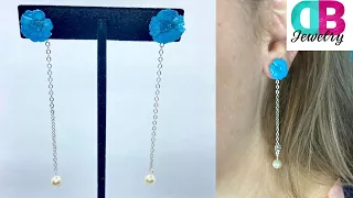 It's Easy to Learn: DIY UV Resin Dangled Flower Earrings