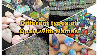 Different Types of Opal Gemstone, Types of opal stone. #gemstone #opal #opaljewellery #opalstone