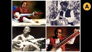 Raga Bhimpalasi ~ Ali Akbar Khan ~ Aashish Khan ~ Nikhil Banerjee ~ Mahapurush Mishra ~1979 Florida