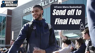 UConn MBB Send off to the Final Four.