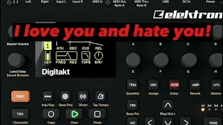 My Love/Hate relationship with Elektron Digitakt a Short Jam and Talk