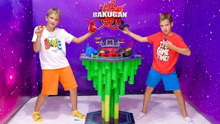 Arena de batalha de Vlad e Niki Bakugan