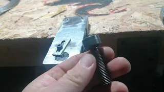 Homemade wire bender/forming tool for snap fishing lead/cheburashka