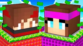 Maison de RICHE de Talcado vs Anna sur Minecraft !