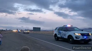 Sevier County Sgt Adrian Hillin body return back to Richfield,Utah