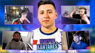 CS GO PROS & CASTERS REACT TO XANTARES UNREAL PLAYS